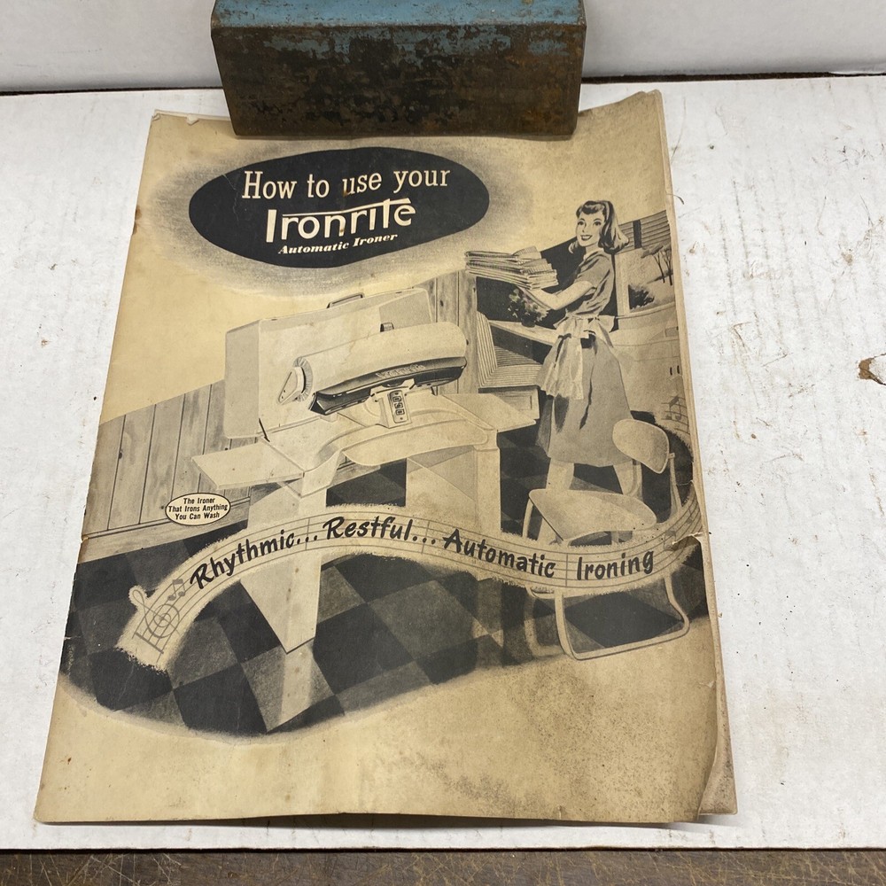 Ironrite Inc. Manual  1948   DAW-06
