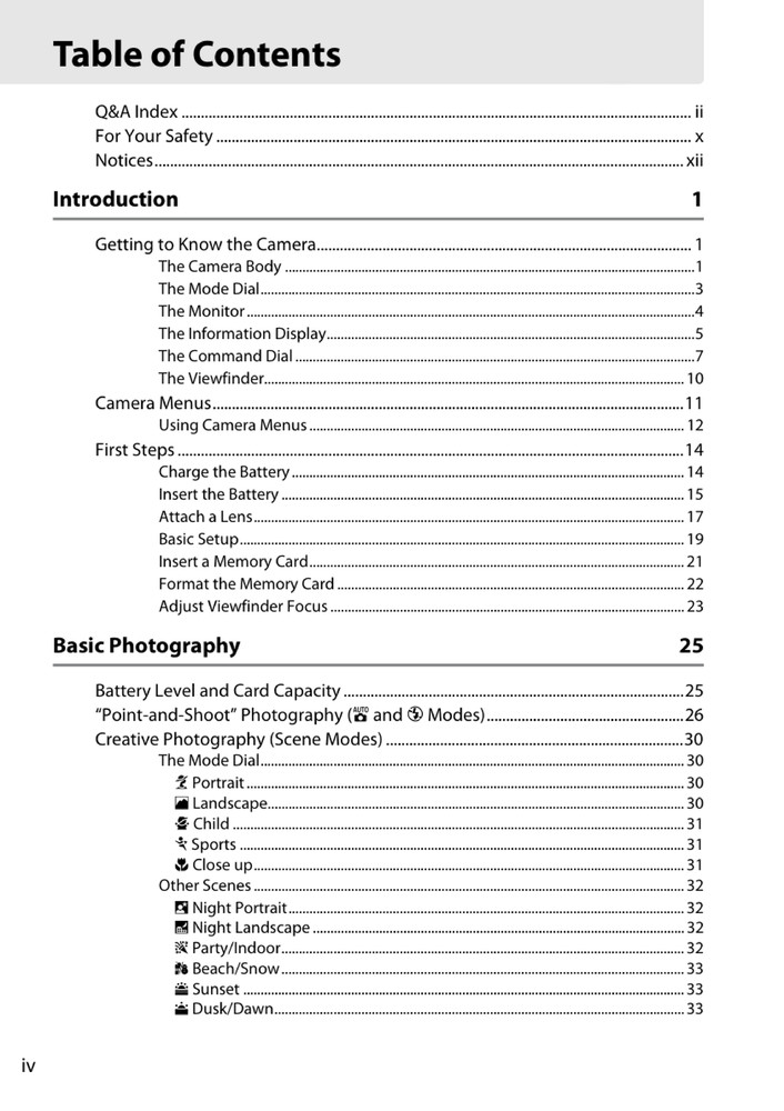 Nikon D5100 — User Reference Manual Guide — 258 Pages — Printed & Bound in USA
