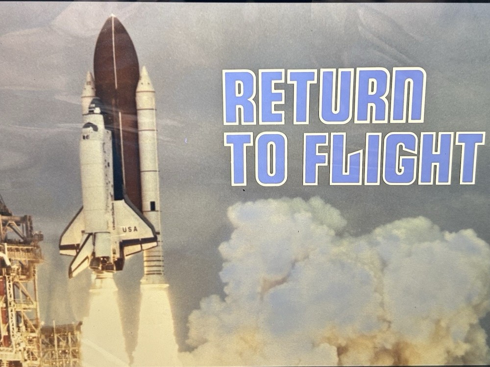 1988 NASA Rockwell Shuttle Return To Flight Presentation Transparency-4595