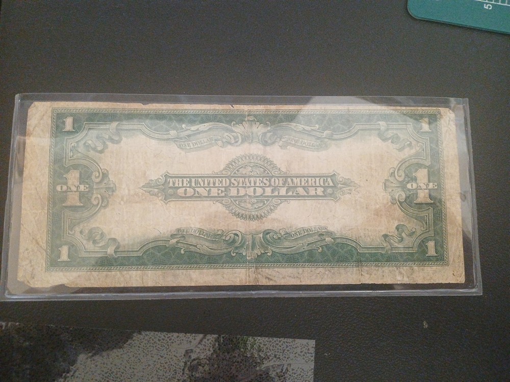 1928 $1 ONE DOLLAR “HORSE BLANKET” SILVER CERTIFICATE LARGE SIZE NOTE