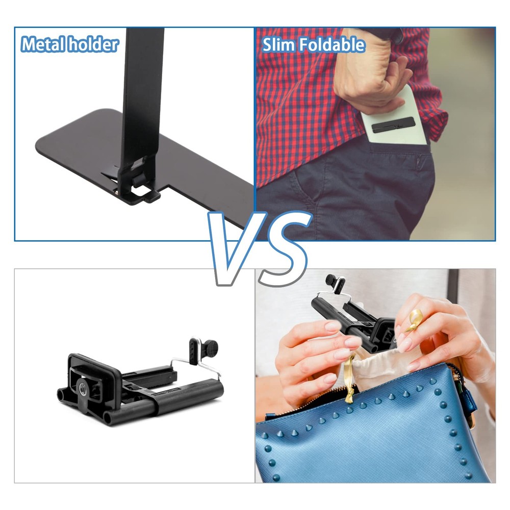 2 Pcs Ultra-Thin Invisible Kickstand, Adjustable Vertical and Horizontal Plac...