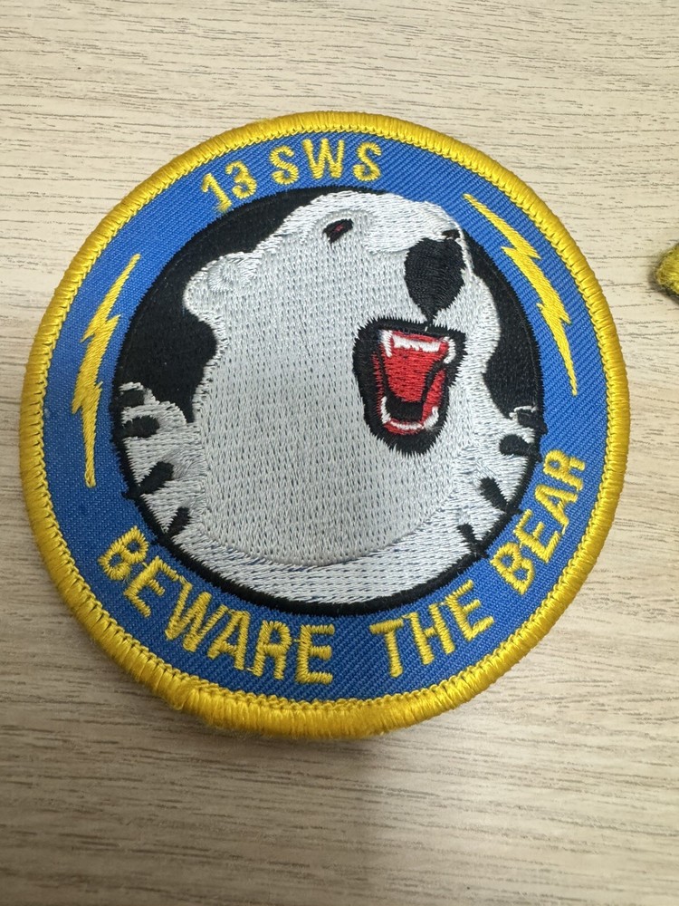 2 - 13th Space Warning Squadron Hook & Latch Patches