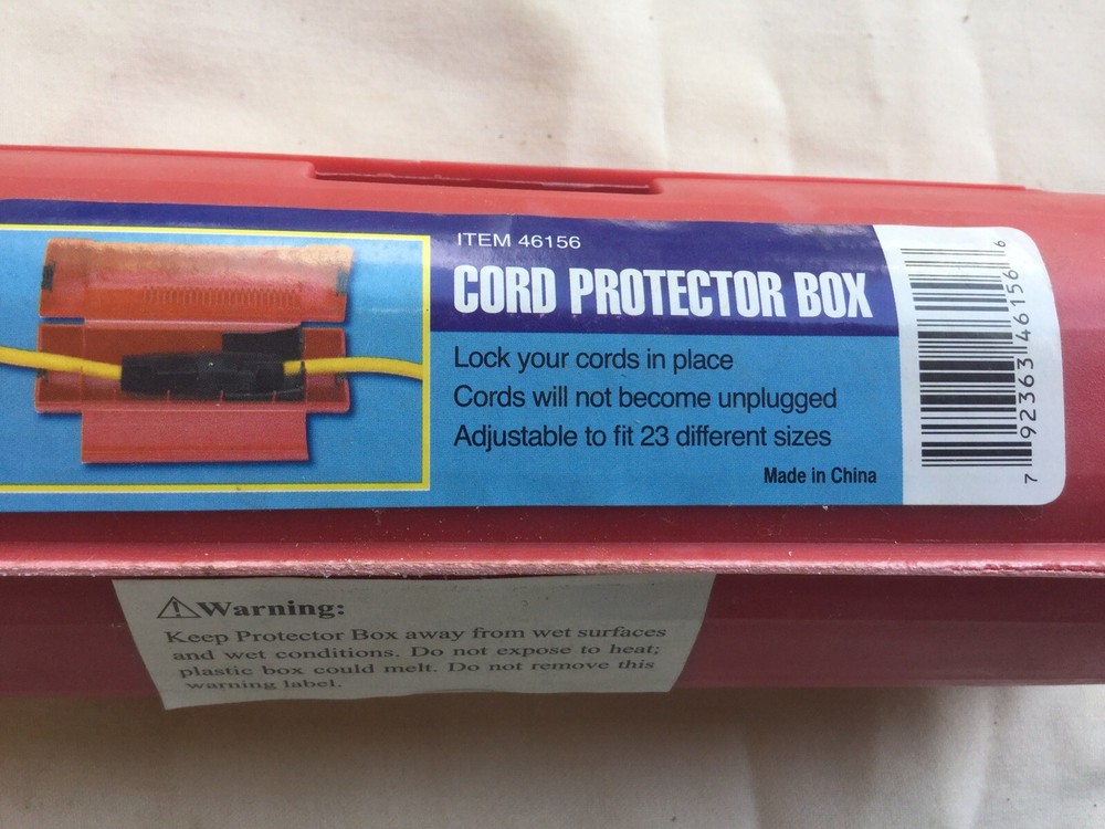 Extension Cord Protector Box