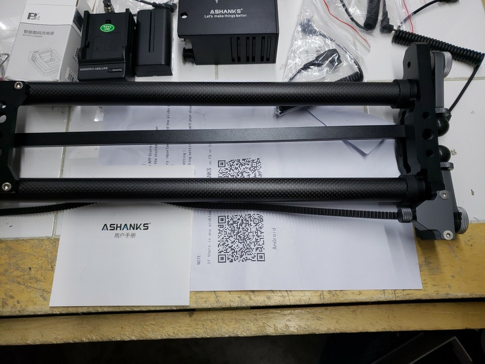 ASHANKS Motorized Camera Slider, APP Carbon Fiber SM00THONE C300