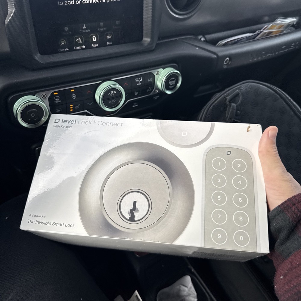 Level - Lock+ Connect with Keypad Smart Lock Bluetooth/Wi-Fi Replacement Deadloc