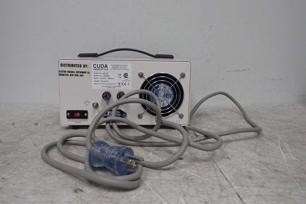 ESI Electro Surgical Cuda Fiberoptics Model HLS-150 Halogen Light Source
