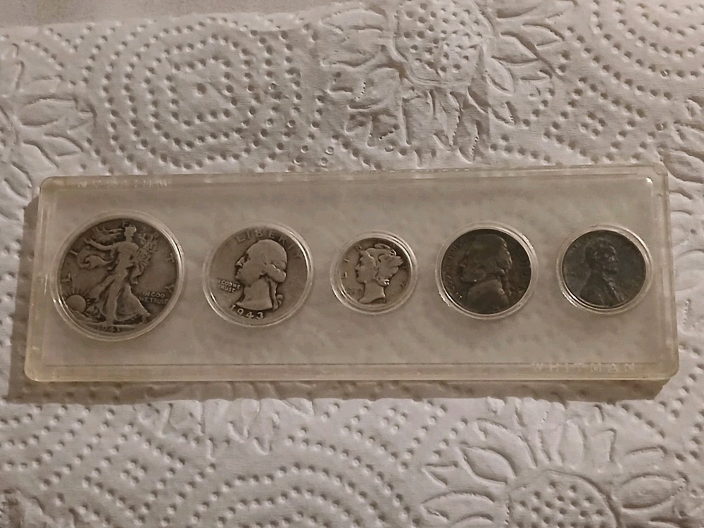 1943 US Mint Coin Set Plain