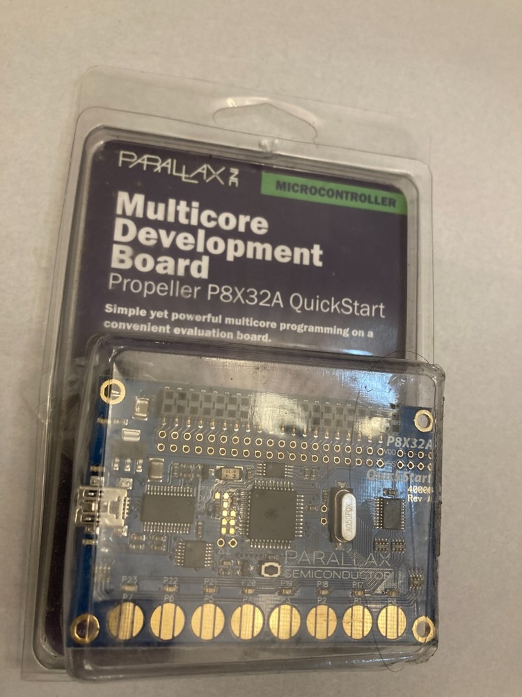 NEW Parallax propeller P8X32A Quickstart multi-core microcontroller development
