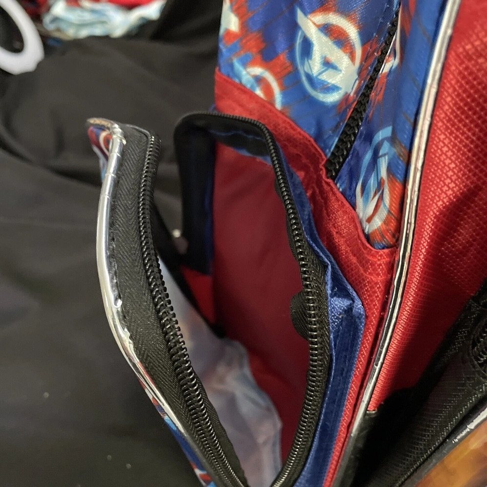 Marvel Avengers Backpack Gauntlet 2 Zip Compartment Side Zip & Water Bottle Pock