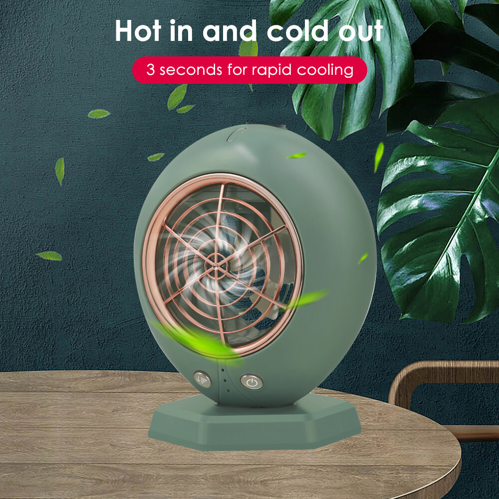 BEST Portable Powerful AC Cordless USB Rechargeable - Cools and Humidifies BEST