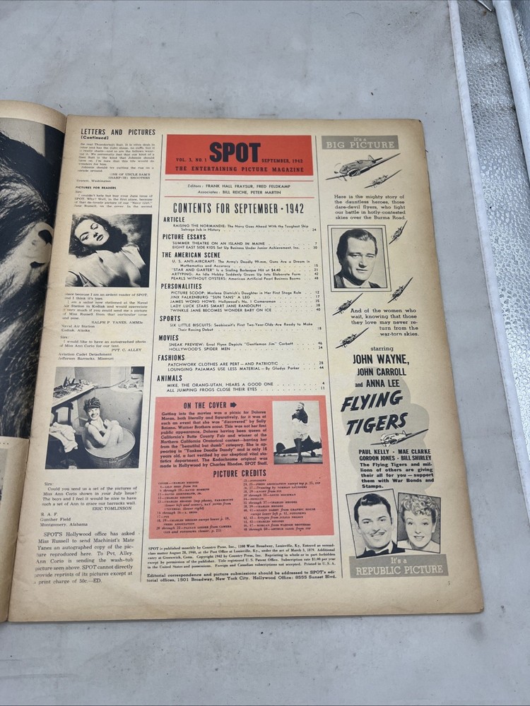 WW2 US Spot Magazine September (AA843