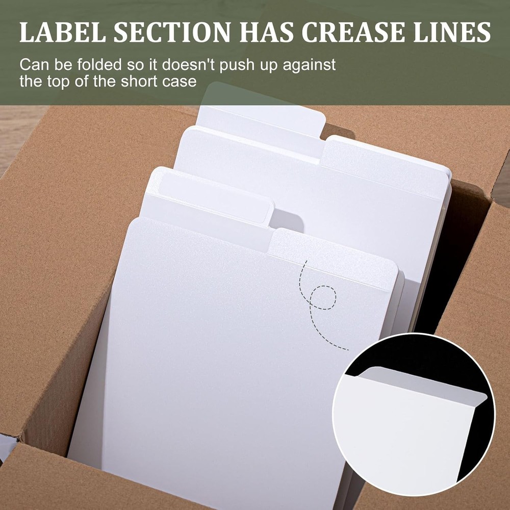 Durable 15-Piece Comic Book Tab Dividers - Organize Your Collection Elegantly