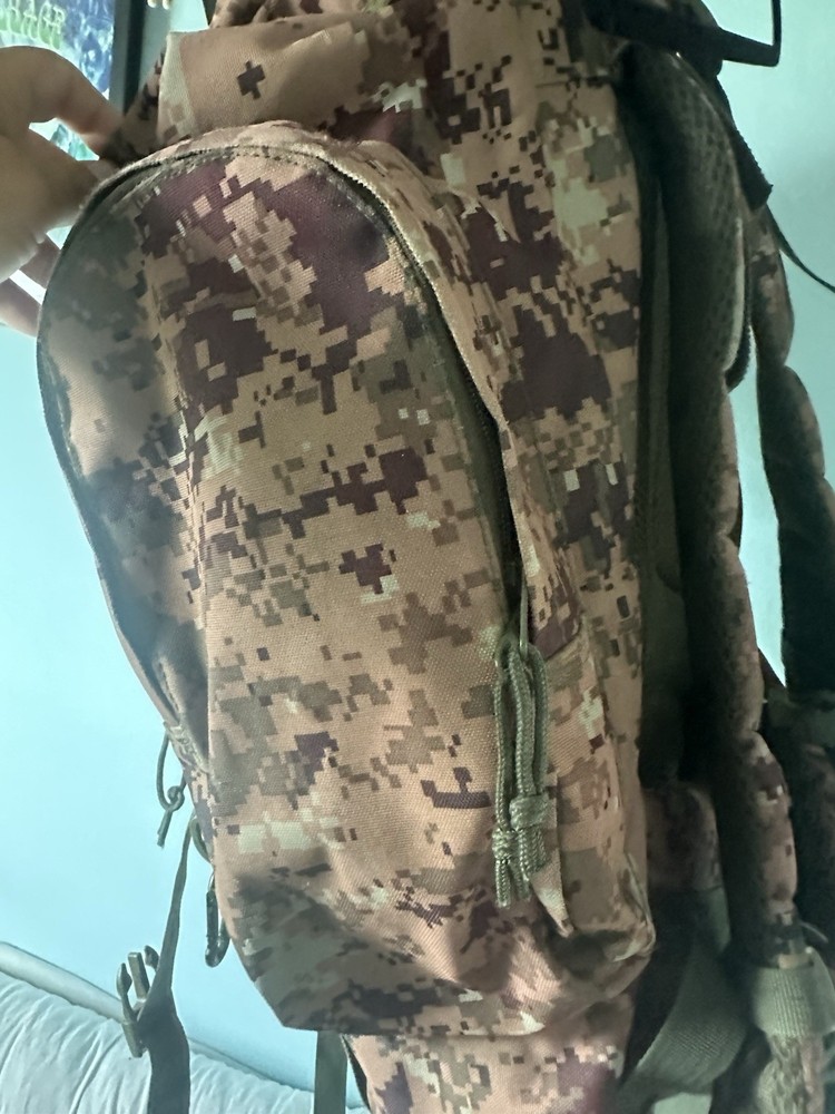 Mill Spec Plus Camo Backpack with Pockets On Both Sides