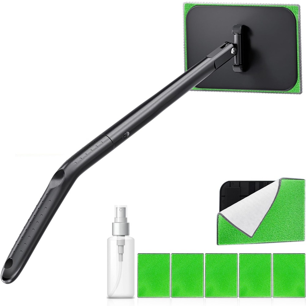 desin Car Windshield Cleaning Tool, Cleaner with 5 Dark Green