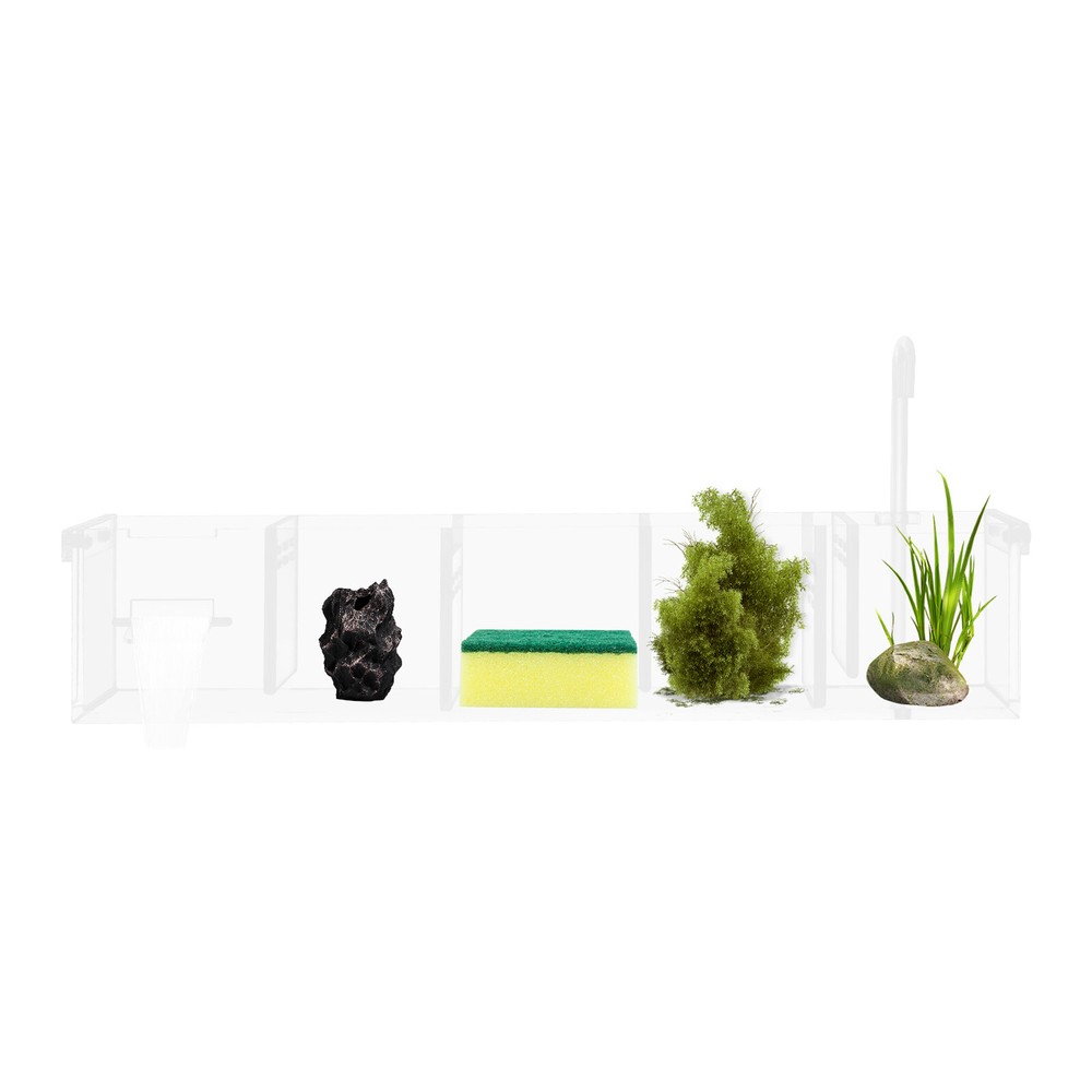 Fish Tank Aquarium Multi-functional External Acrylic Hang On Filter Box Supplies