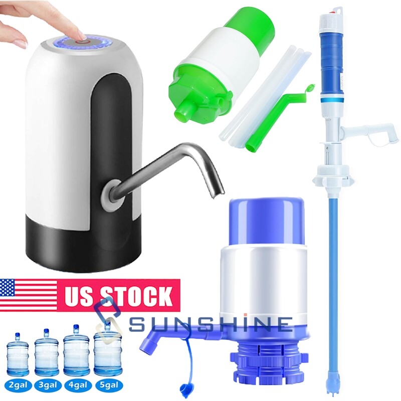 5 Gallon Automatic Water Bottle Pump Electric Switch Universal USB Jug Dispenser