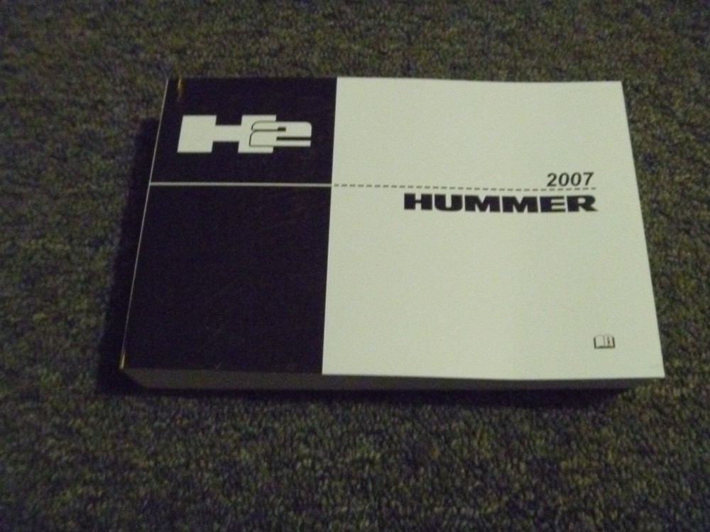 2007 Hummer H2 Owner Operator Manual User Guide SUV SUT