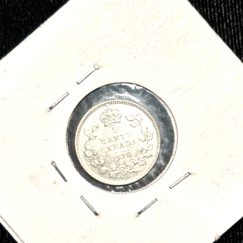 Canada 1920 5 cents KM 22a BU