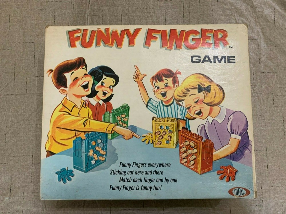 Vintage 1968 Ideal Funny Finger Game