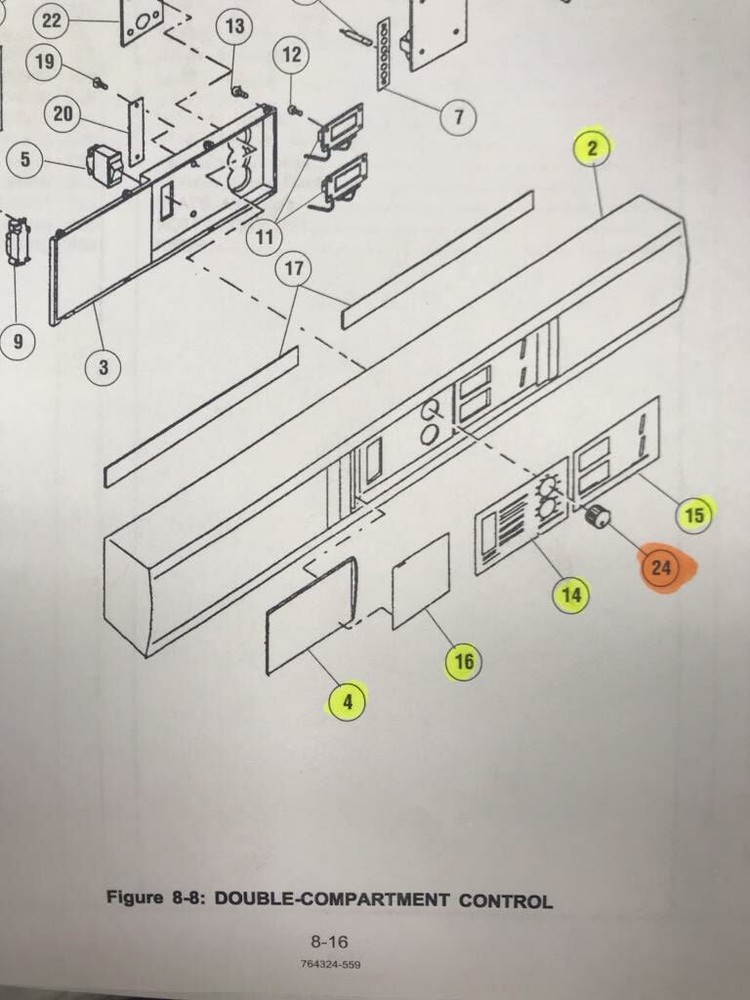 (S) AMSCO Control Panel (B292)