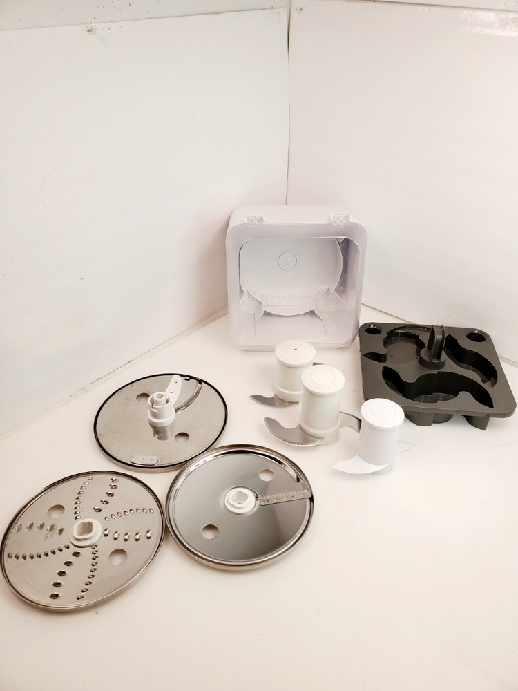 KitchenAid Food Processor Blades Julienne Fine Shredding Multipurpose W Storage