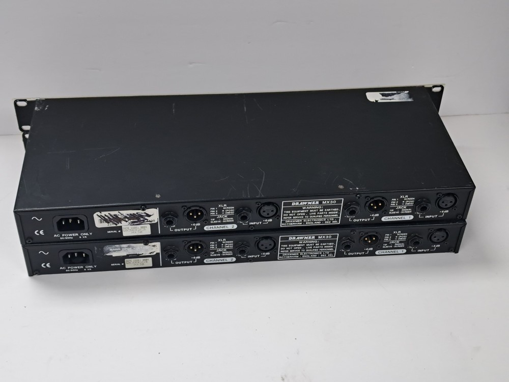 Drawmer MX30 Dual-Gated Compressor/Limiter