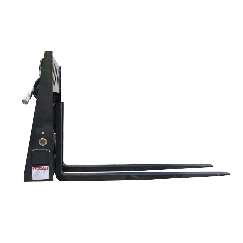 2000kg Quick Tach Hydraulic Pallet Forks Universal Attachment Skid Steer Loader