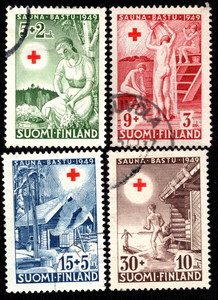 Finland Scott B94-B97 Used.