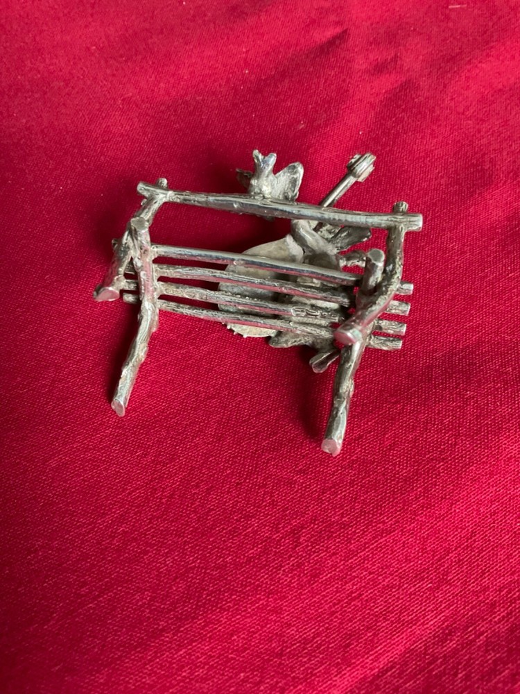 Figurine Solid Vintage Silver 39g