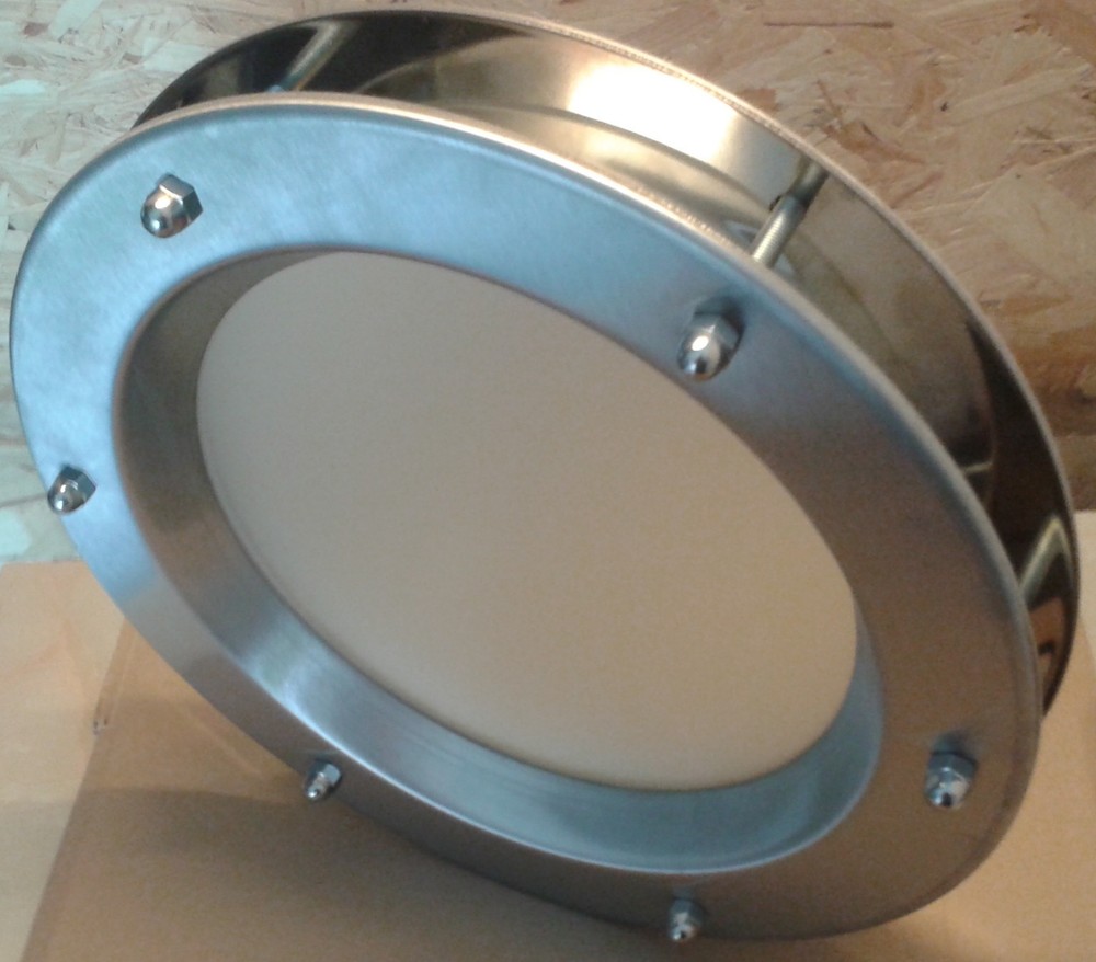 PORTHOLE BULL'S EYE FOR DOORS phi 350 mm