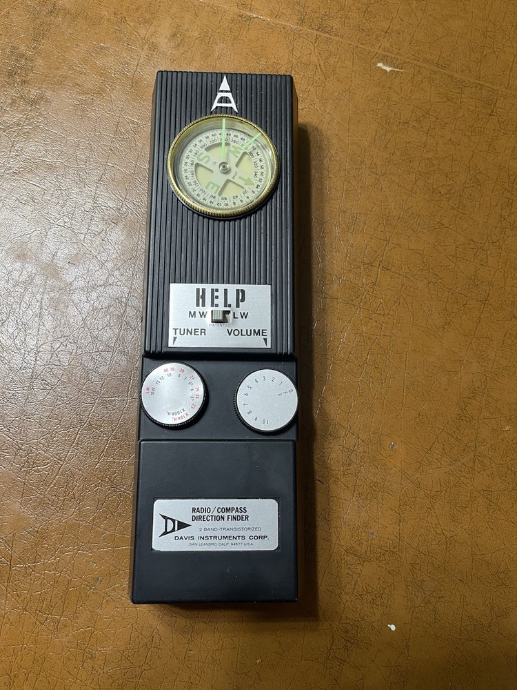 Radio Compass Directional Finder 2 Band Transistorized Davis Instruments Corp