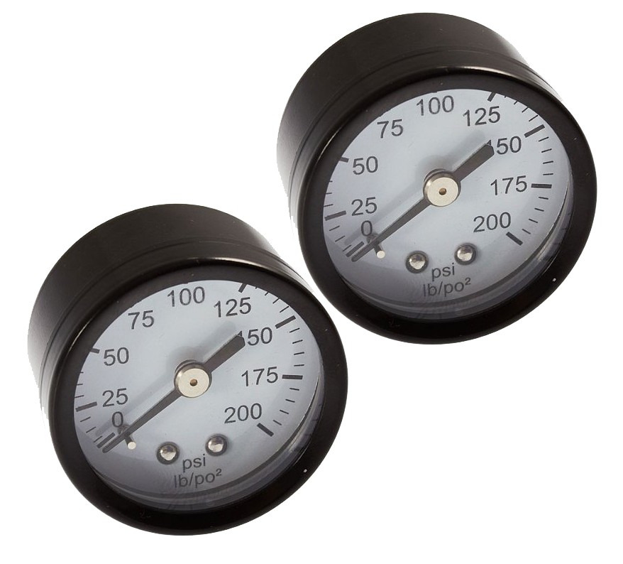 DeWalt D55155/D55152 Compressor (2 Pack) Replacement Gauge - A15699-2PK