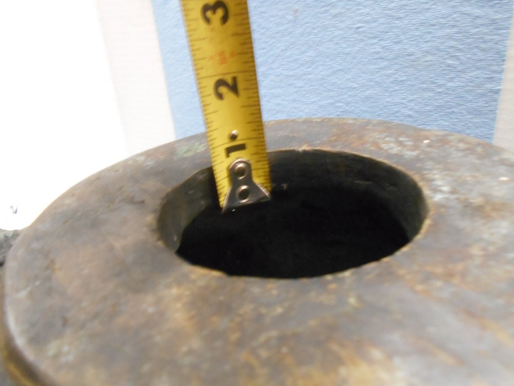Chinese Large Cencer Cast Bronze with Gate mark bottom 12 Lbs.