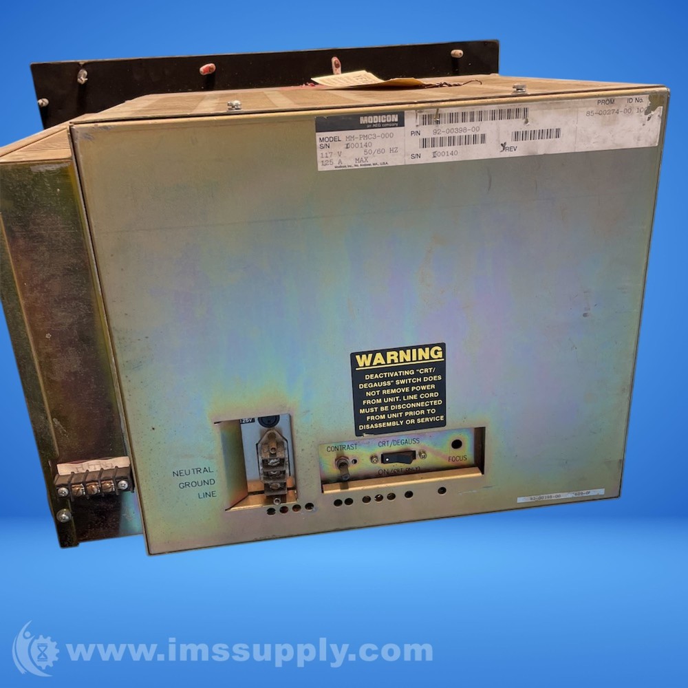 Modicon 92-00398-00 CRT Unit USIP