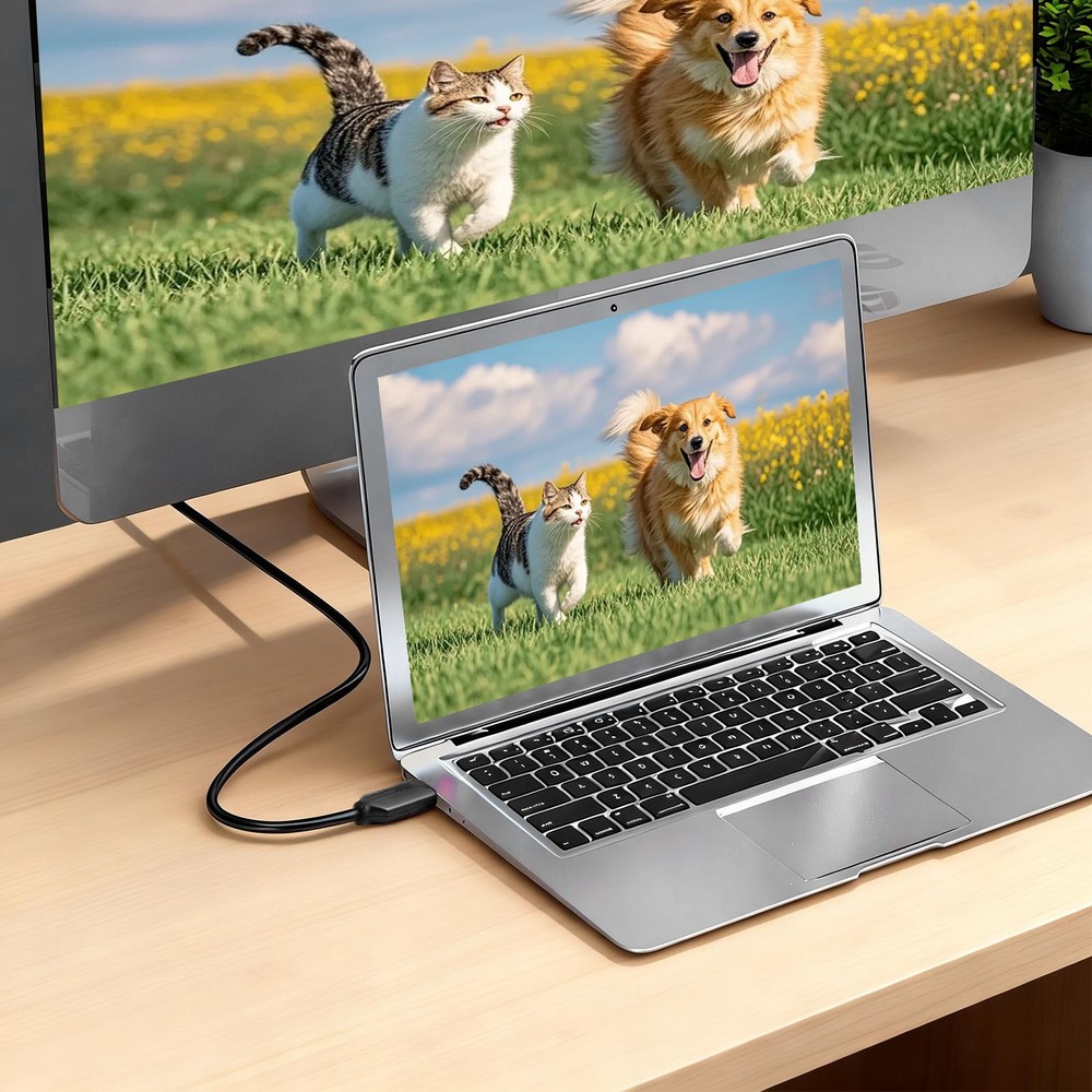 USB to HDMI Converter Cable, HDMI Conversion Cable Screen Mirroring Display