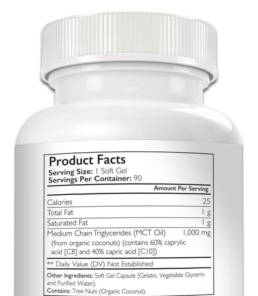 MCT Oil for Dogs from Organic Coconuts Support Cognitive Function & Energy