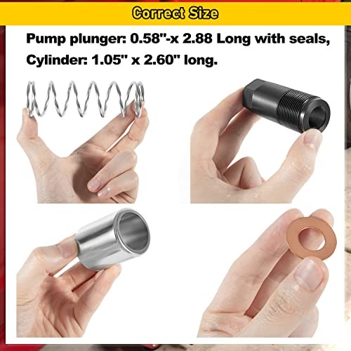 Replacement Pump Piston Pump Plunger Kit for Harbor Freight-Costco-Arcan-Matco