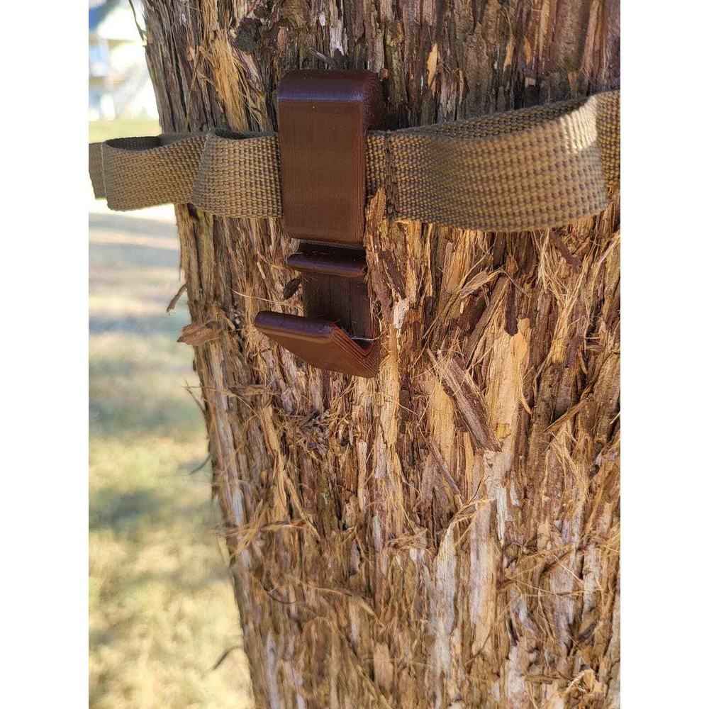 Molle Tree Accessory / Gear Hook /Hanger - For Saddle Hunting- Brown