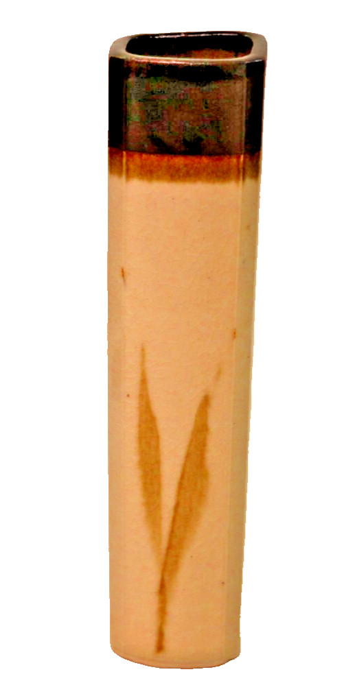 Studio Artisan Multi-Color Ceramic Glazed Pottery Bud Vase 8"