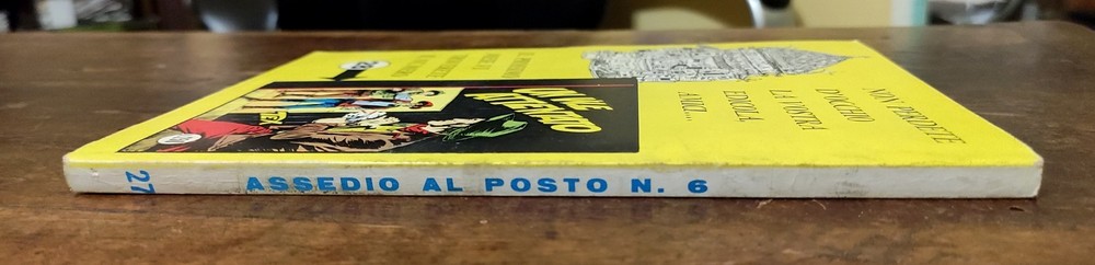 TEX Comic No. 27 Siege At Posto No. 6 Bonelli 1966 Comic Read Description