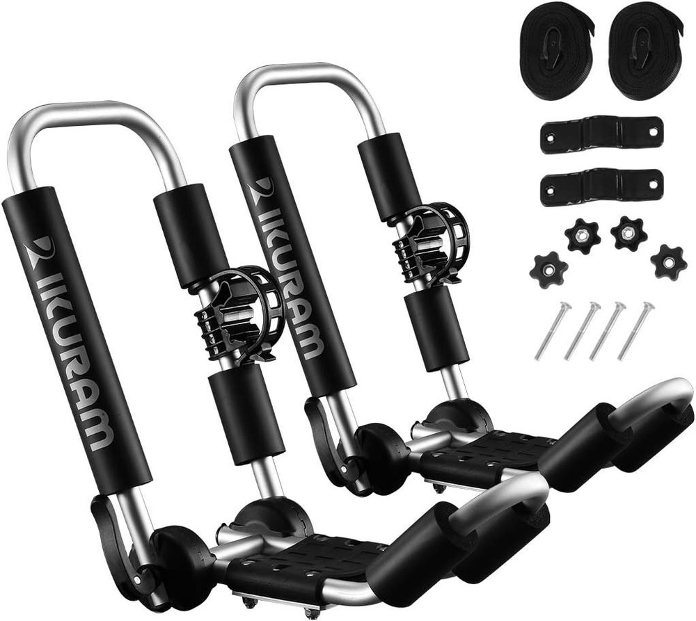 Universal Kayak Rack with High Load Capacity and Easy Installation Features
