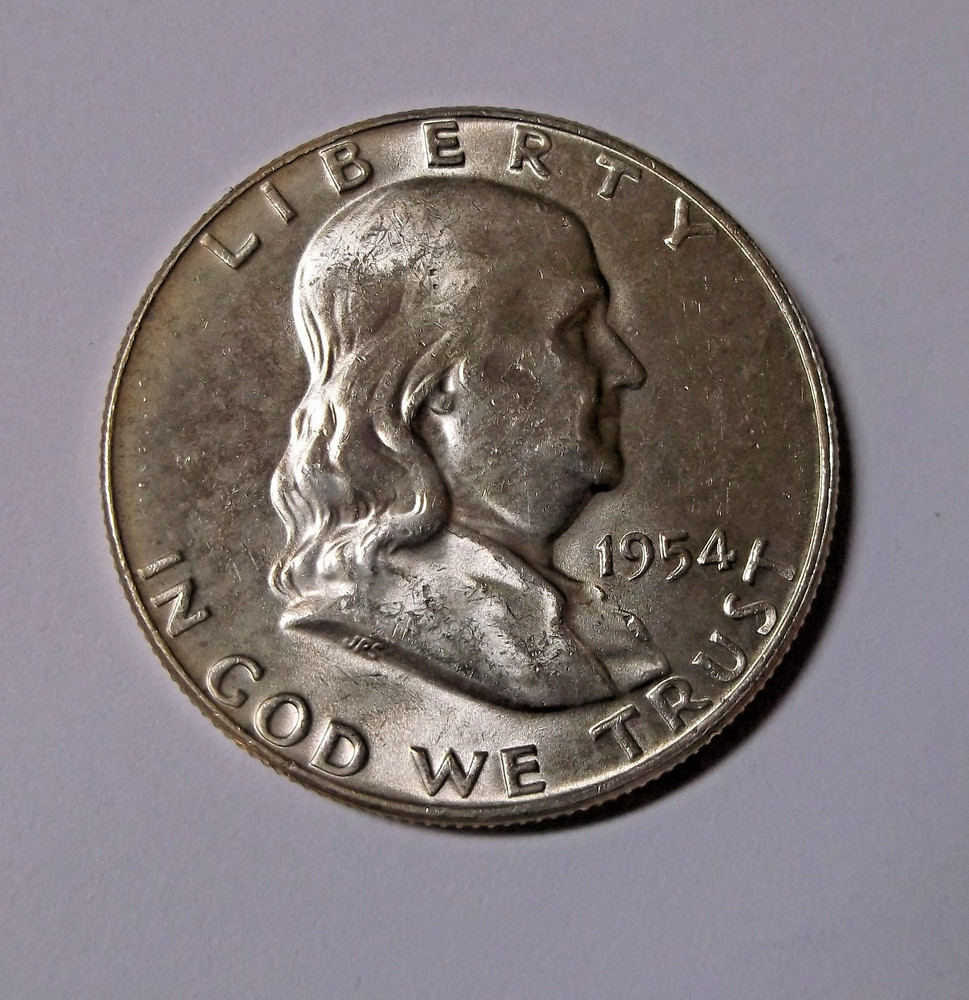 1954 D Franklin Half Dollar