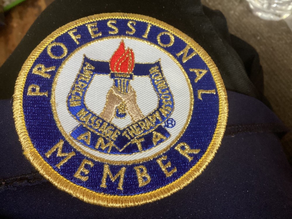 AMTA, American Massage Therapy Association Professional Member Patch