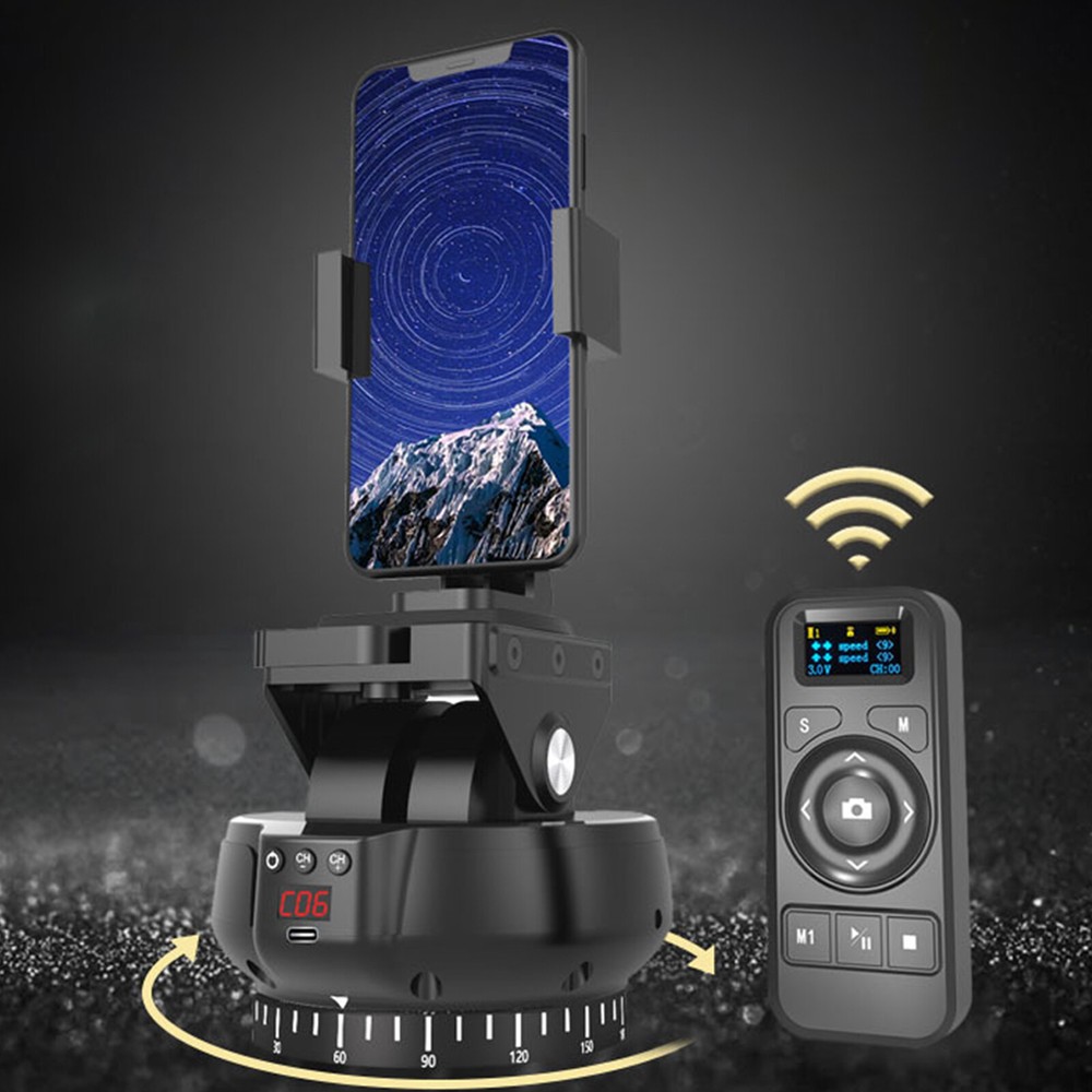 YT-1200 Panoramic Remote Control Pan Tilt Motorized Tripod Stabilizer