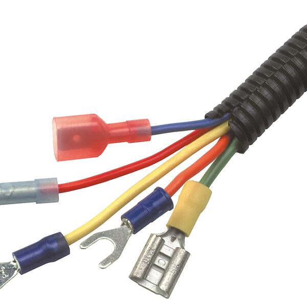 Absolute USA SLT112-20 20' 1 1/2" 38mm Split Wire Loom Conduit Polyethylene Corr