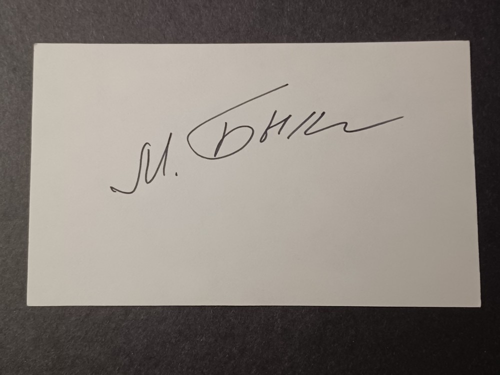 Maria Bylova Signed Index Card - Ballet