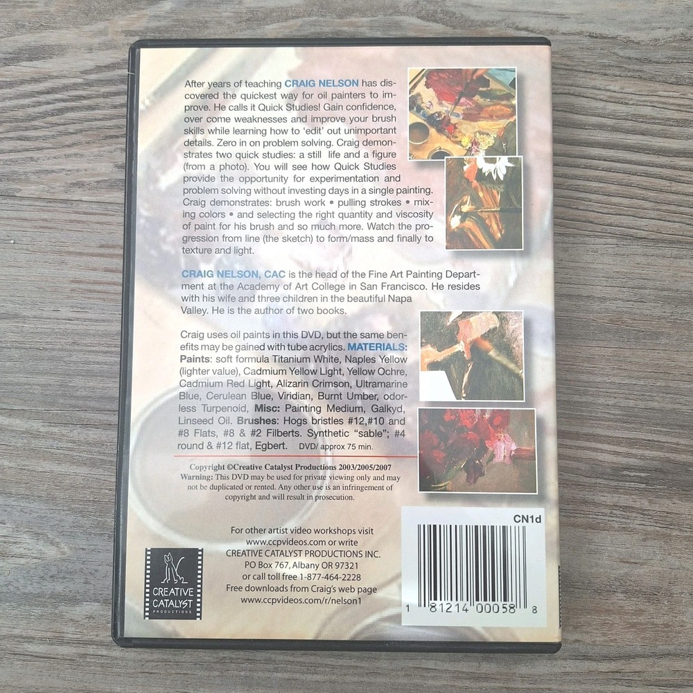 Oil Painting: Painting Techniques Workshop DVD