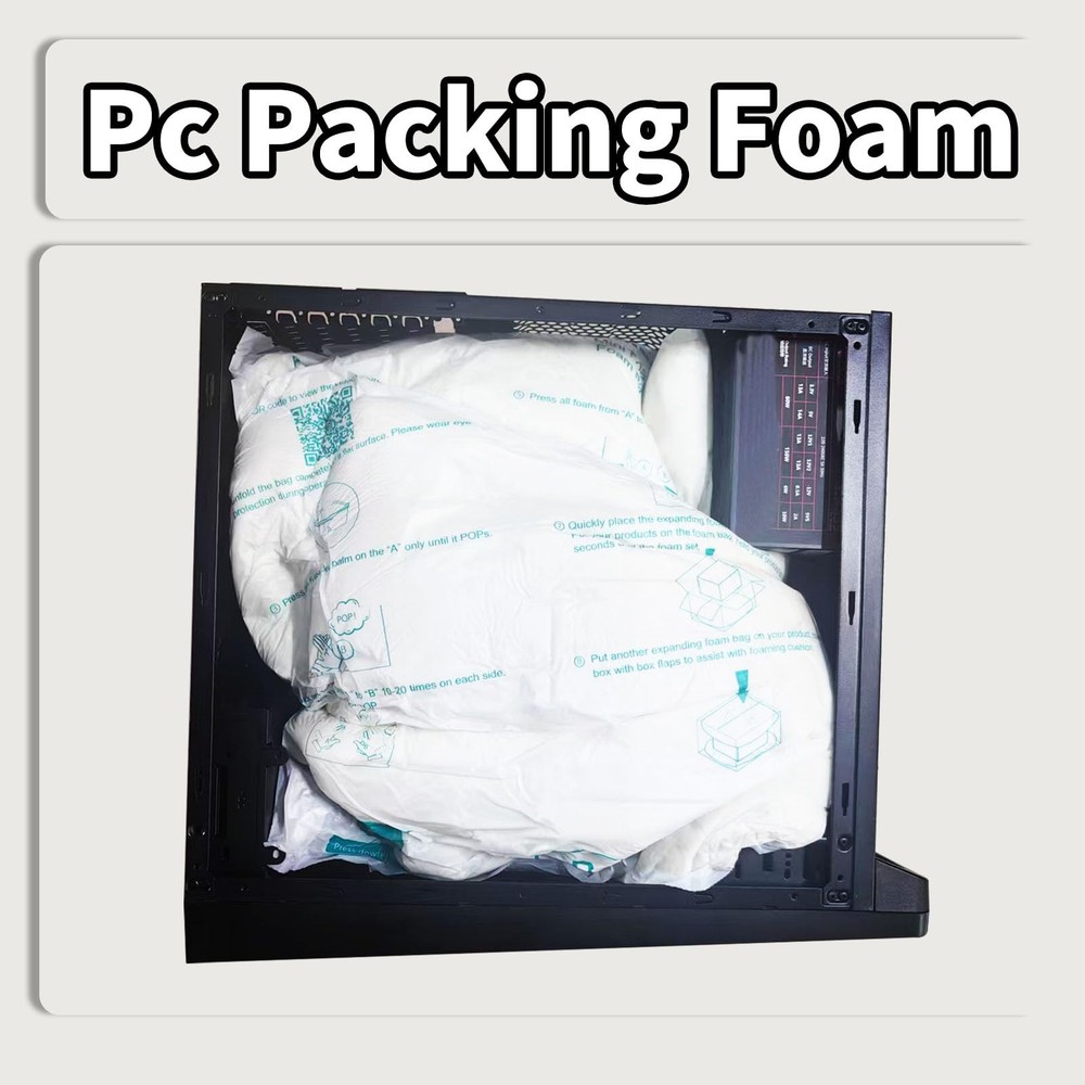 6 Pcs 21”x25” Expanding Foam Packaging, Fragile, Irregular & Valuable Items