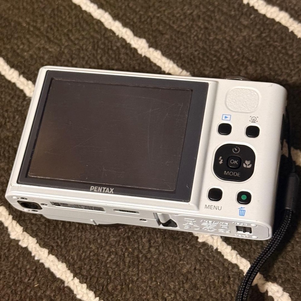 PENTAX Optio RZ18 White Compact Digital Camera Tested Great Condition