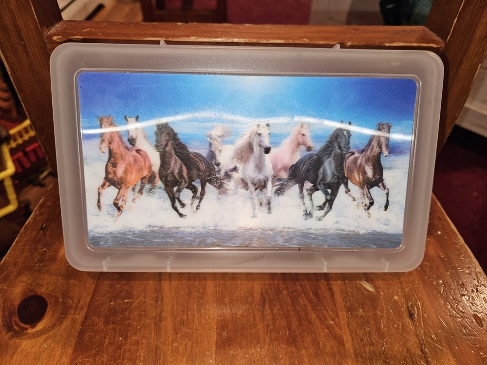 Pencil Box w Horses